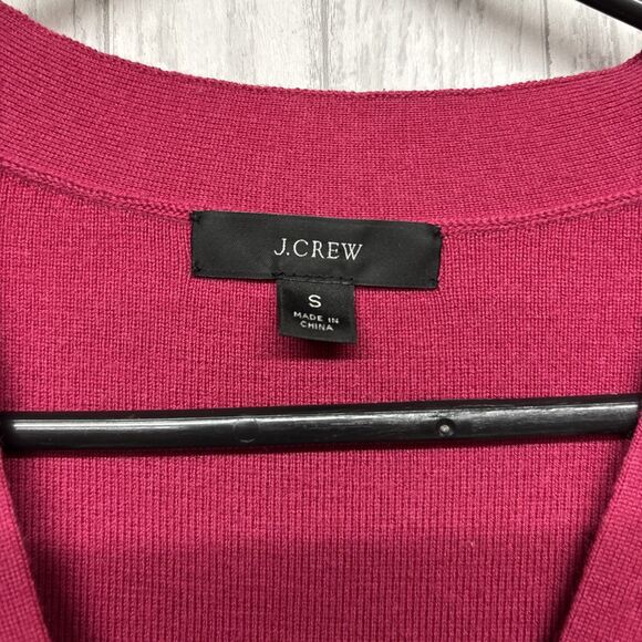 Womens Size S J.Crew Merino Wool Sweater Dress Pink EUC - Picture 2 of 7